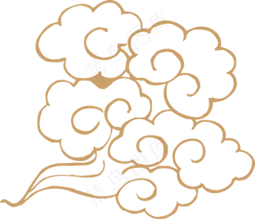 中式传统祥云中国风古典水纹吉祥图案免抠 中式传统祥云中国风古典水纹吉祥图案免抠