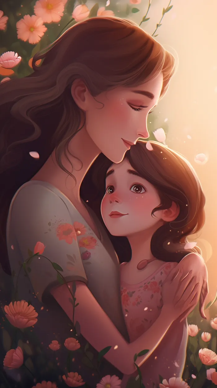 母亲 温馨 节日 爱护 温柔