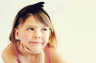 清新唯美可爱的女孩摄影图片