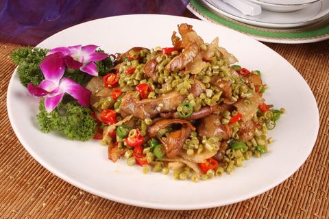 0911CC-559酸豇豆炒肥肠 0911CC-559酸豇豆炒肥肠