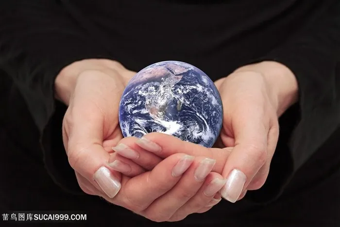 高清手握地球生态环保图片