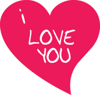 爱心玫红情人节