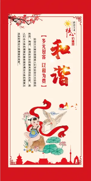 核心价值观  和谐