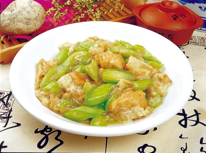 CXC04546丝瓜烧油条（咸鲜）