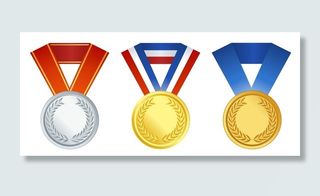 矢量奖牌素材