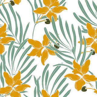 花卉唯美手绘花朵面料纹理手机壳布料面料印花服装矢量图案素材