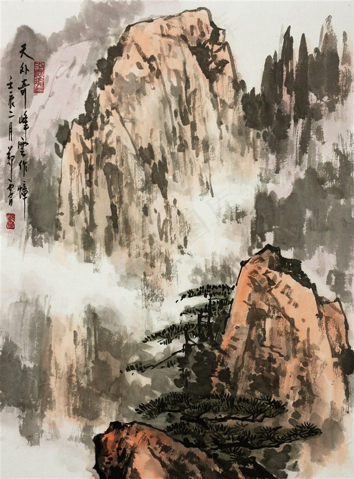 中国山水国画