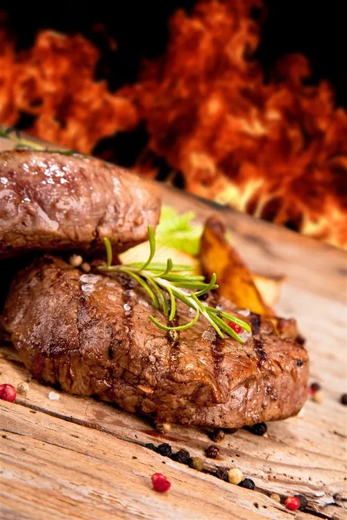 高清牛排美食图片