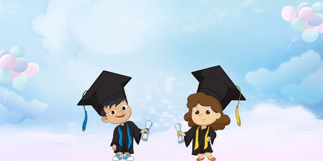 毕业季拍照背景