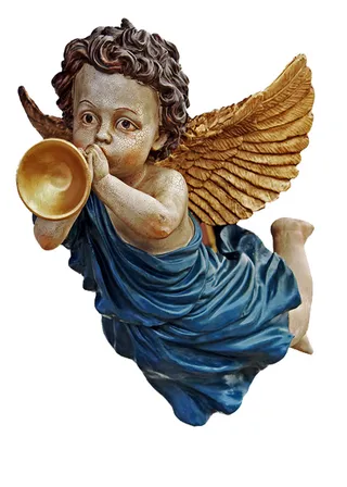 雕塑素材psd模版