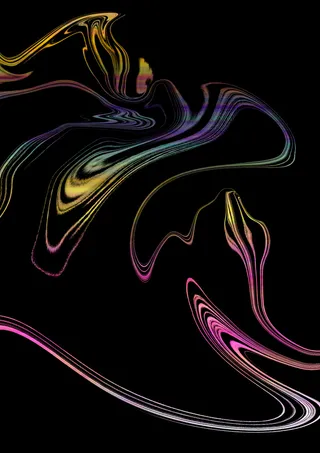 炫彩流动画册背景