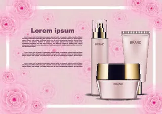 设计化妆品样品素材