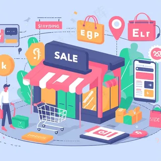 购物商店设计元素