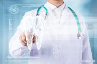 牙科医生创意图