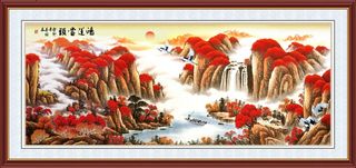 鸿运当头墙画壁画