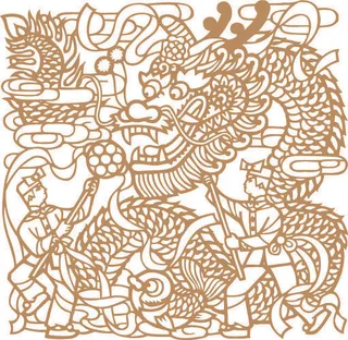 传统中国风古典宫廷龙凤吉祥喜庆图案图腾纹样矢量图设计素材