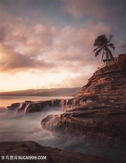 唯美海边海峡图片