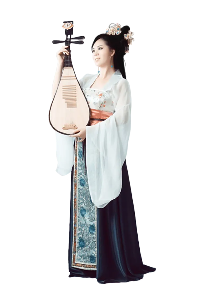 16 (5)免抠元素 免抠摄影 美女 人物 服装 古风 演奏