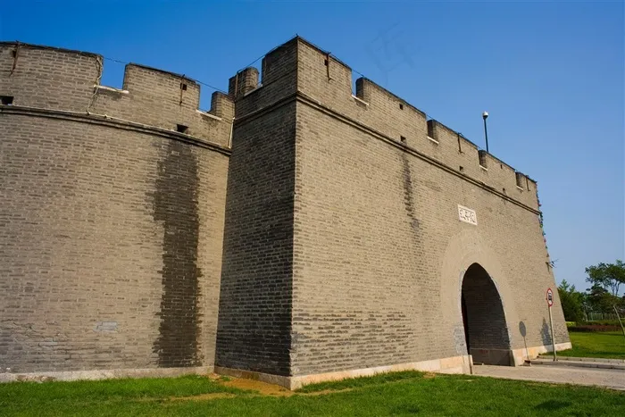宛平城风景建筑图片素材
