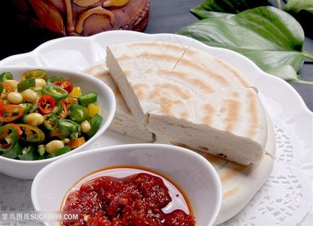辣子锅盔的美食图片