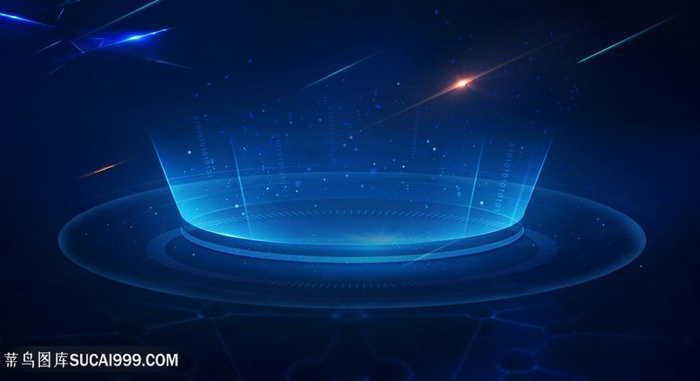 蓝色科技背景