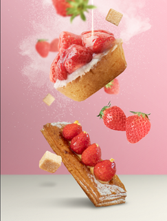 韩国早餐糕点素材