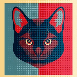 猫头波普风创意