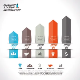数据图形分析分类ppt会议图标统计图表商业eps矢量图素材模板