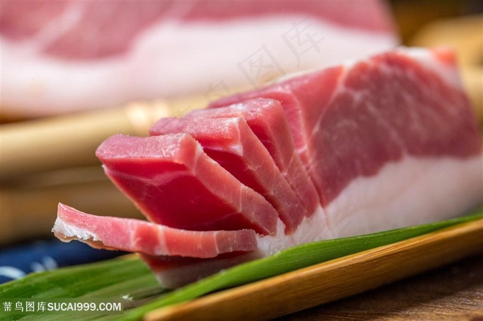 火腿猪肉瘦肉图片素材