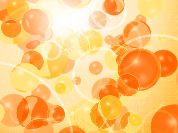 动感艺术球背景