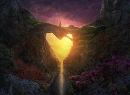 花朵和漂亮的心形风景 图片素材 花朵和漂亮的心形风景 图片素材