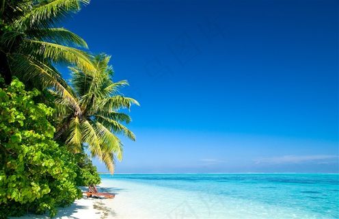 小清新意境海边图片