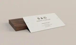 名片样机设计素材