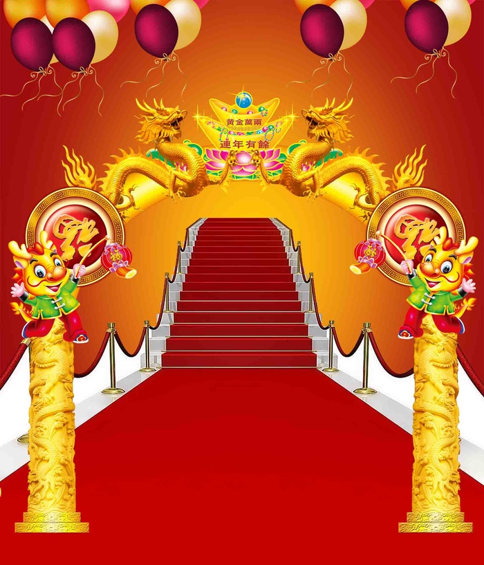 婚礼舞台设计psd模版下载