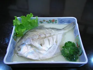  酒蒸平鱼 