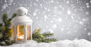 欢乐喜庆漫天飞雪节日背景高清