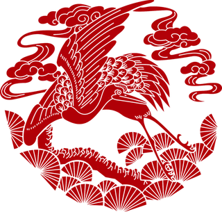 红色喜庆简约风传统吉祥纹样纹路纹理免扣PNG素材图片 (11)