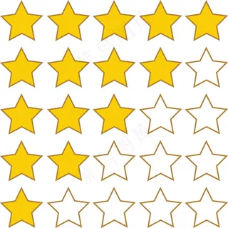 黄色卡通星星图片