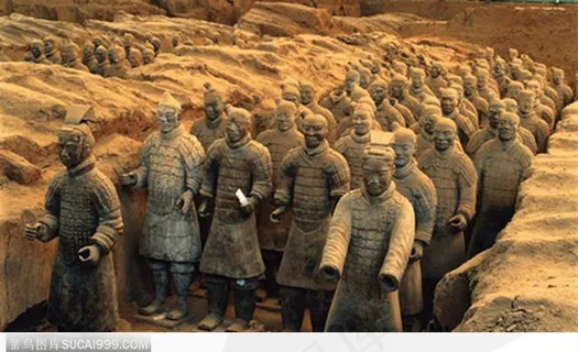 宏大的秦皇兵马俑阵队2