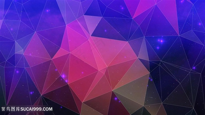 立体水晶几何背景高清图片