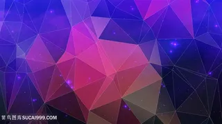 立体水晶几何背景高清图片