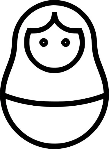 俄罗斯套娃 PNG免抠(718x980)