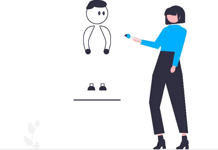 2.5d画画插画小图标素材ai矢量模版下载