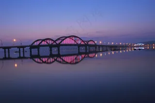 养马岛大桥图片