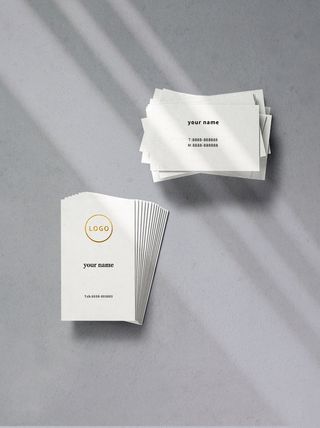 高端大气商务名片样机