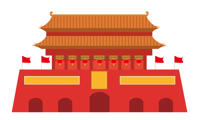 *建军节建党国庆节党建元素图片 卡通手绘PNG透明免扣PS素材