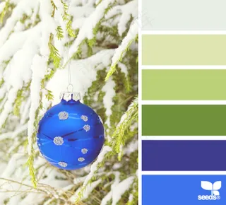 冬天系配色色卡色彩搭配