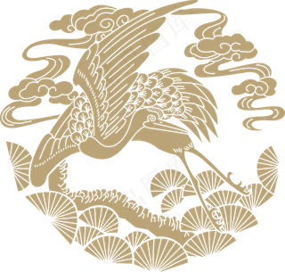 中国风传统吉祥寓意图案古代喜庆祥瑞纹样纹饰PNG免抠