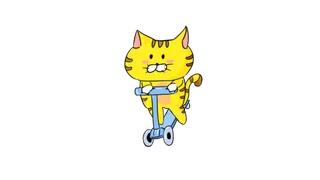 卡通小老虎PNG免抠插画素材可爱动物老虎插画贴图PNG免抠设计素材