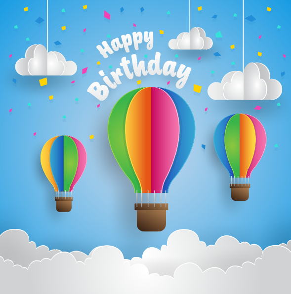 设计儿童生日背景eps,ai矢量模版下载